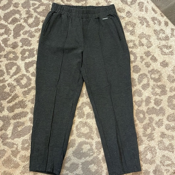 Andrew Marc New York Mens Dark Heather Grey Elastic Waist Sweatpants Size S - Picture 1 of 6